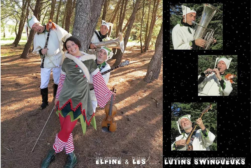 ELFINE ET LES LUTINS SWINGUEURS, swing chansons de Noël